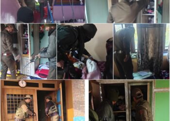 Bandipora Police Conducts Major Crackdown on Banned Jamaat-e-Islami; Raids Multiple Locations Across District
