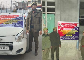 Notorious Magam Drug Peddler’s Assets Worth ₹35 Lakh Attached by Budgam Police