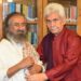 Shri Ravi Shankar Calls on LG Sinha