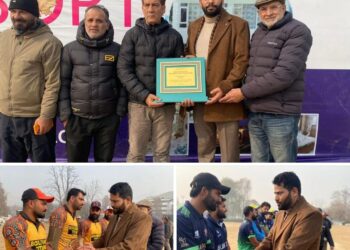 Er. Aijaz Hussain Flags Off Inter-Dalgate Cricket Tournament at Polo View