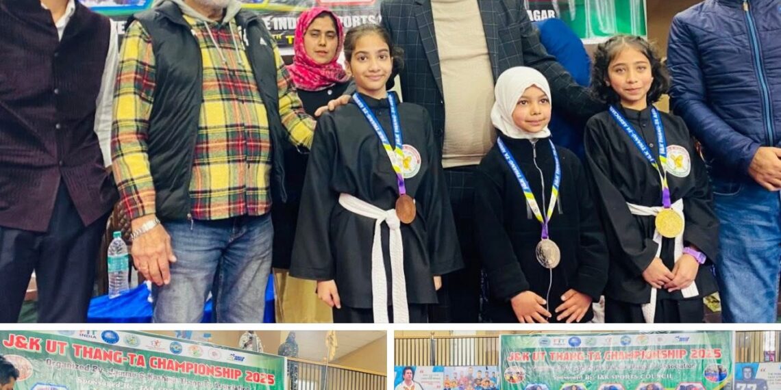 Er Aijaz Hussain Felicitates Winners at J&K Thang-Ta Championship Finals