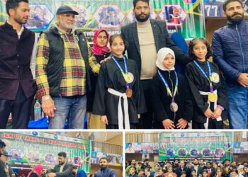 Er Aijaz Hussain Felicitates Winners at J&K Thang-Ta Championship Finals