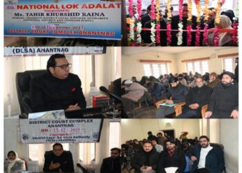 4th National Lok Adalat Held in Anantnag; Over 2,100 Cases Settled