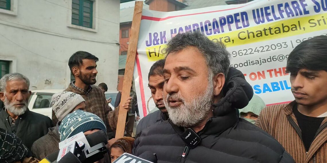 J&K Handicapped Welfare Society Appeals for Government Intervention