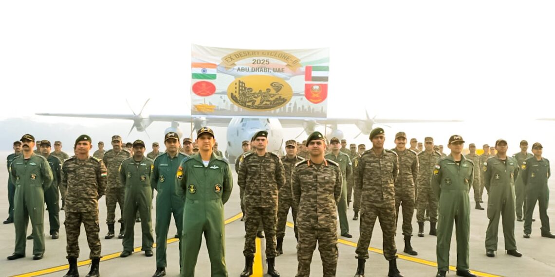 India-UAE Military Ties Strengthened as Indian Troops Head to Joint Exercise in Abu Dhabi