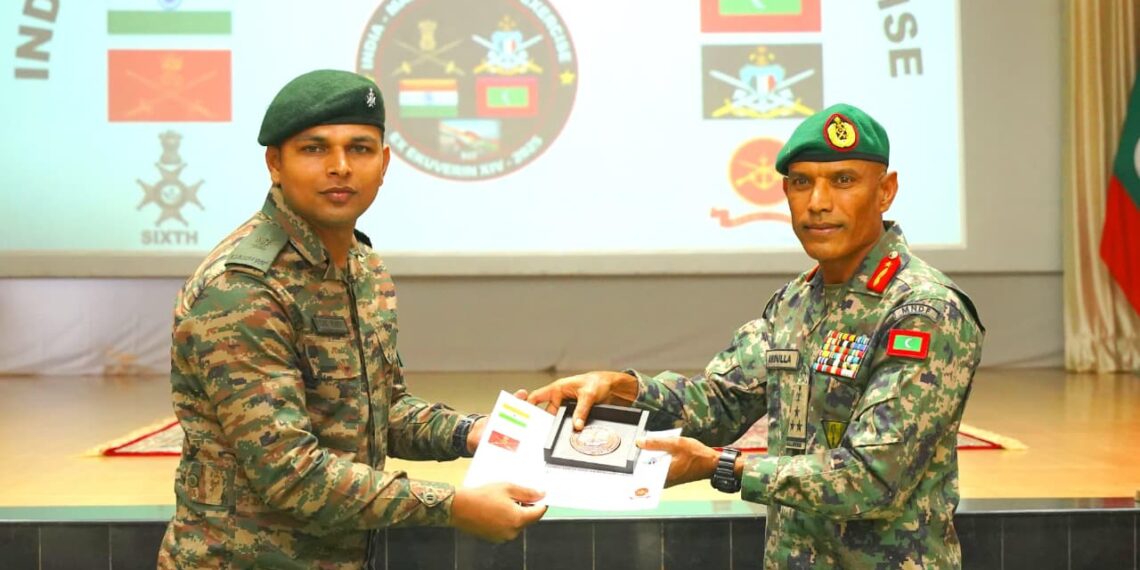 India-Maldives Joint Military Exercise ‘Ekuverin’ Concludes, Strengthens Counter-Terror Cooperation