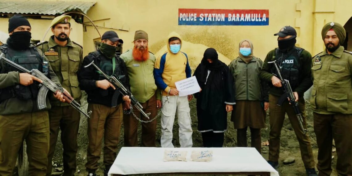 Baramulla Police Bust Major Drug Racket; 964g Heroin Seized