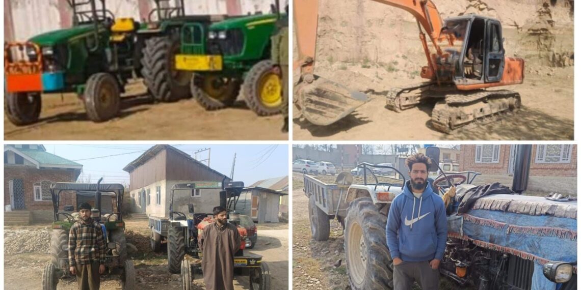 Budgam Police Tightens Noose on Illegal Mining; Major Seizures, Arrests Made in November