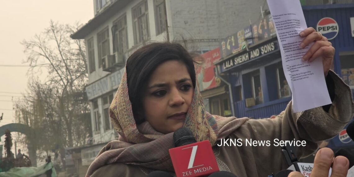 Iltija Mufti files FIR in Sgr against Bihar CM Nitish Kumar over ‘veil-pulling incident’