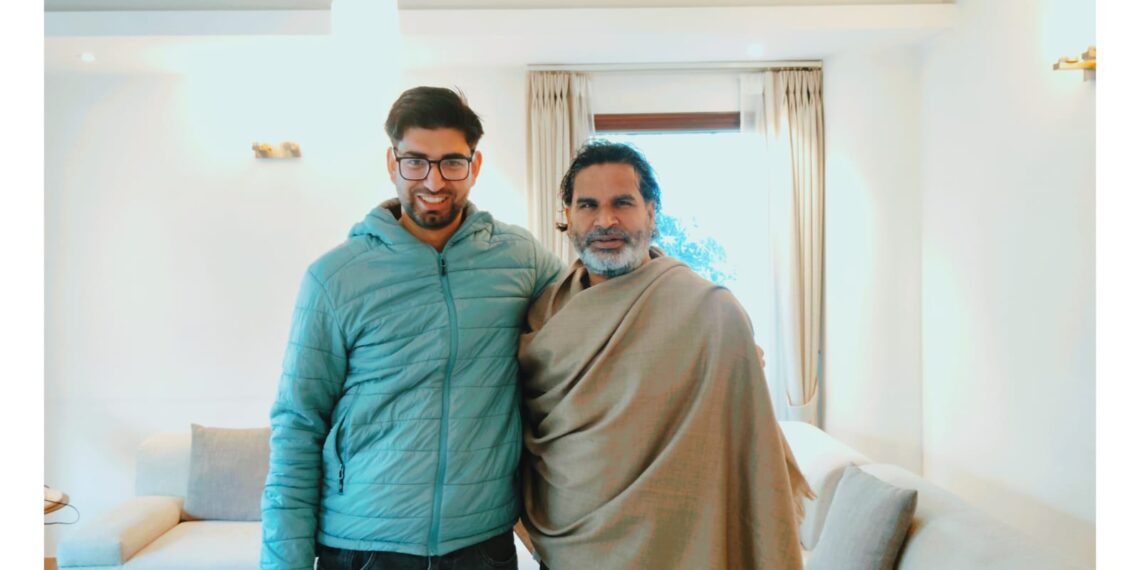 J&K Students Association National Convenor Nasir Khuehami Meets Ace Political Strategist Prashant Kishor