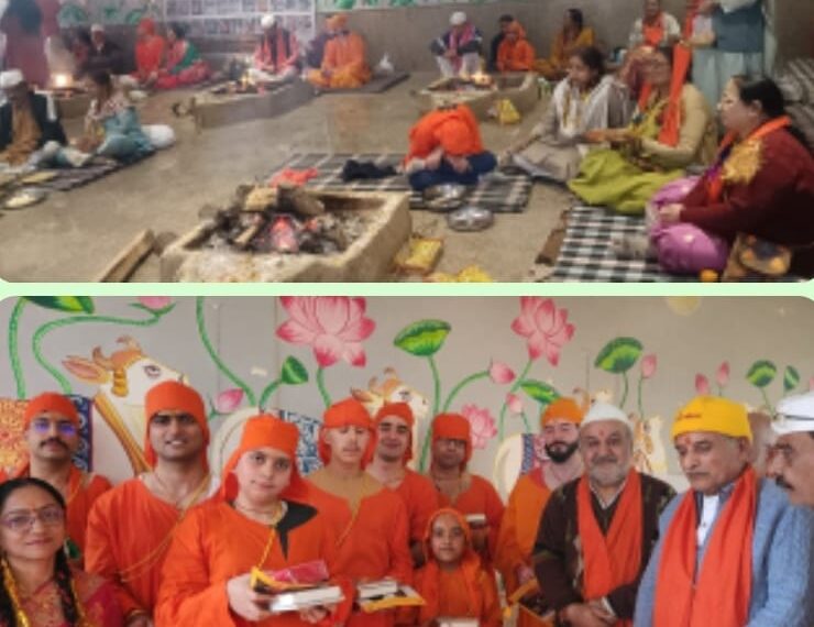 First Samoohik Yagnopavit of Kashmiri Pandits Held at Banidham, Gurgaon