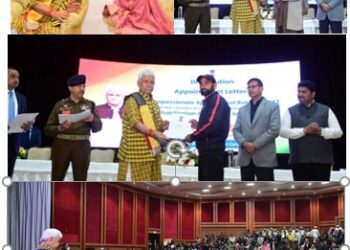“Nation Stands With You”: LG Sinha Provides Government Jobs to Families of Terror Victims