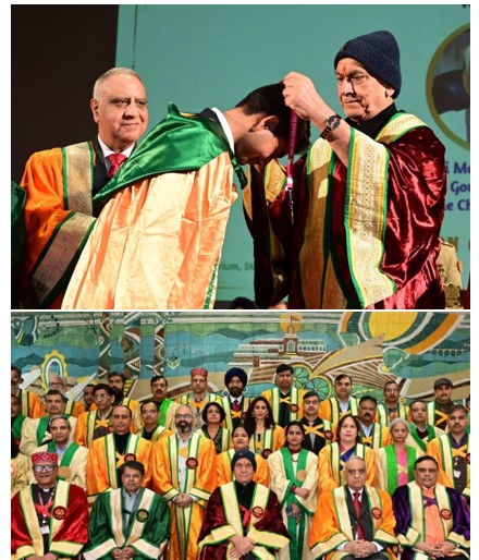 “Move Beyond Rote Learning, Build Skills for the Future”: LG Sinha at SMVDU Convocation