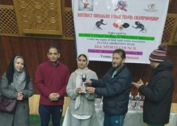 NIT Srinagar students clinch Gold at Srinagar District Table Tennis championship