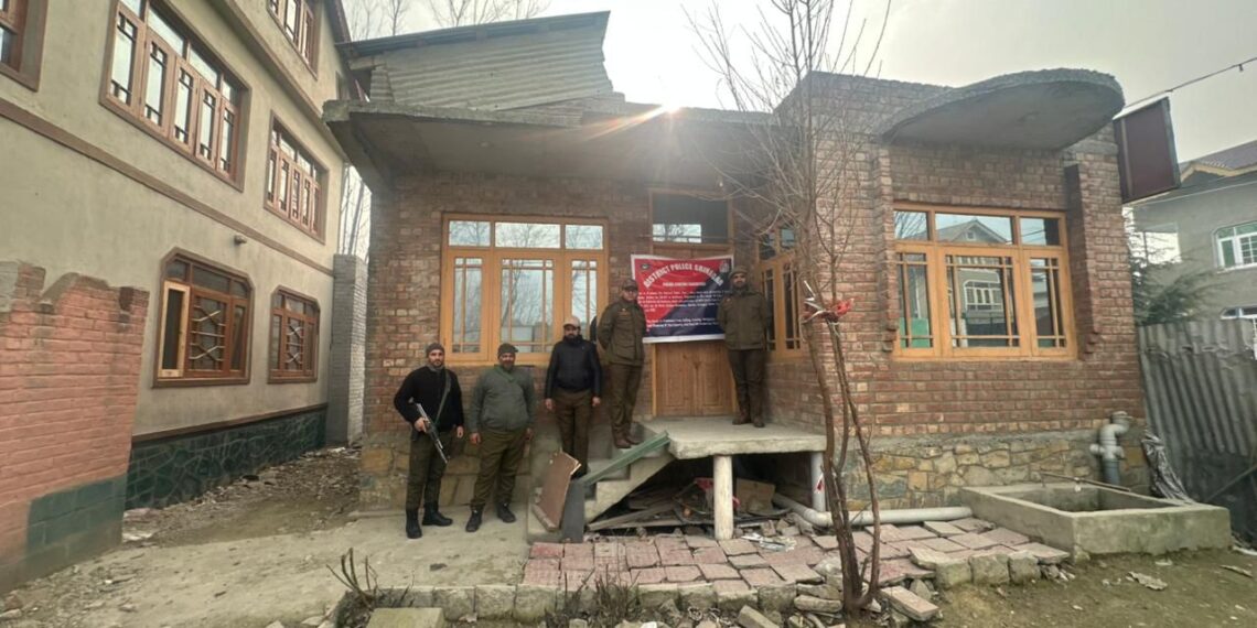 Srinagar Police Attaches Property of Notorious Drug Peddler Worth ₹1 Crore