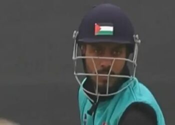 Enquiry Initiated After Pulwama Cricketer Used Helmet with Palestine Logo During Match in Jammu
