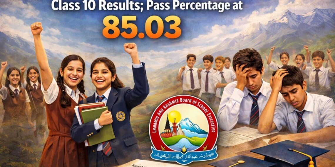 Girls Outshine Boys as JKBOSE Declares Class 10 Results; Pass Percentage at 85.03