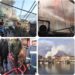 One Injured as Fire Damages Dal Lake Guest House in Srinagar