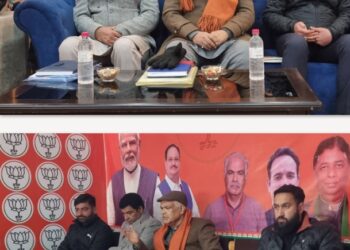 Ashok Koul Criticizes CM, Urges BJP Workers to Strengthen Grassroots Outreach in Bandipora