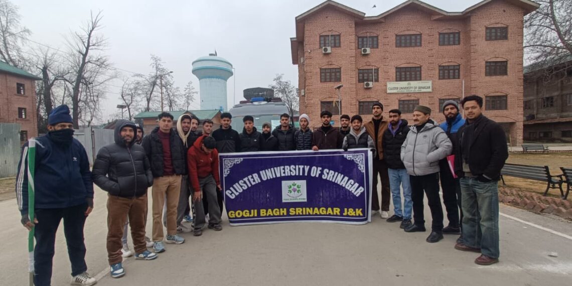 Cluster University Srinagar Sends Men’s Football Squad for North Zone Inter-University Championship