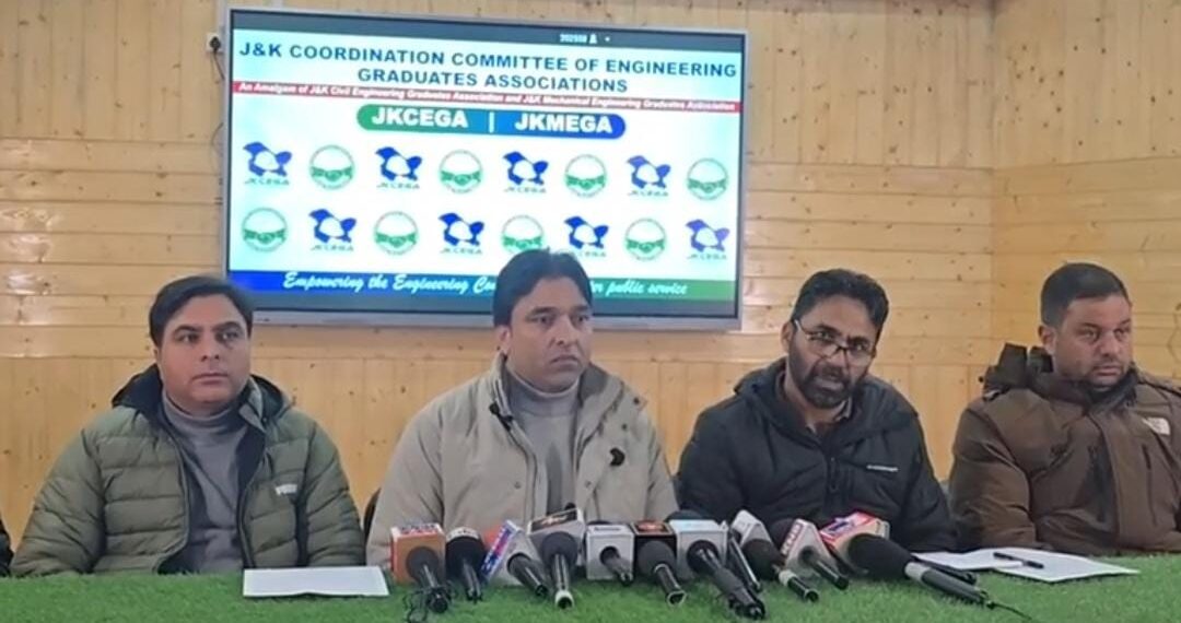 J&K Engineering Graduates Demand Immediate Action on Recruitment, Career Progression and Pay
