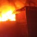 Major Fire Ravages Commercial Units in Tengpora Srinagar, F&ES on Job