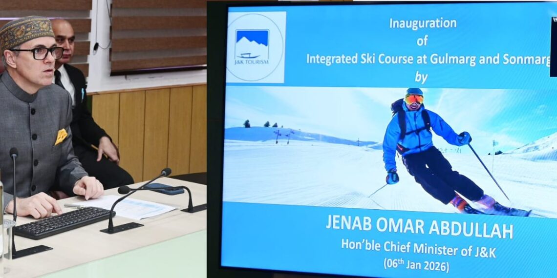 500-600 Young Athletes to Be Trained as CM Omar Inaugurates 14-Day Integrated Ski Course