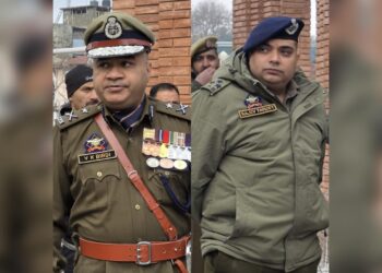 IGP Kashmir, DIG CKR Among Six Officers Honoured With J&K Police Medal on Republic Day 2026