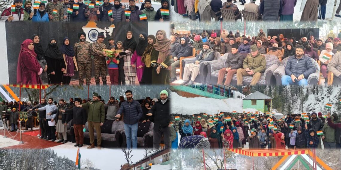 Keran Celebrates 77th Republic Day with Patriotic Zeal and Unity
