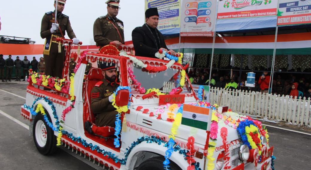 77th Republic Day Celebrated with Patriotic Fervour and Enthusiasm in District Kulgam