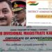 Save Sharda Committee thanks DC Kupwara for honouring Ajaz khan on Republic Day for Sharda Temple LoC Teetwal