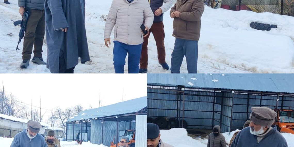 MLA Shopian Reviews Snow Clearance Operations Across Constituency