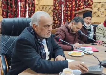 MLA Beerwah Chairs Review Meeting with PDD Department