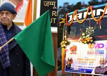 ‘Youth Mindset Will Shape Viksit Bharat’: LG Flags Off J&K Contingent for National Youth Festival 2026