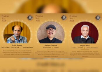 Shafi Shauq Among Three Eminent Personalities from J&K, Ladakh Conferred Padma Shri 2026