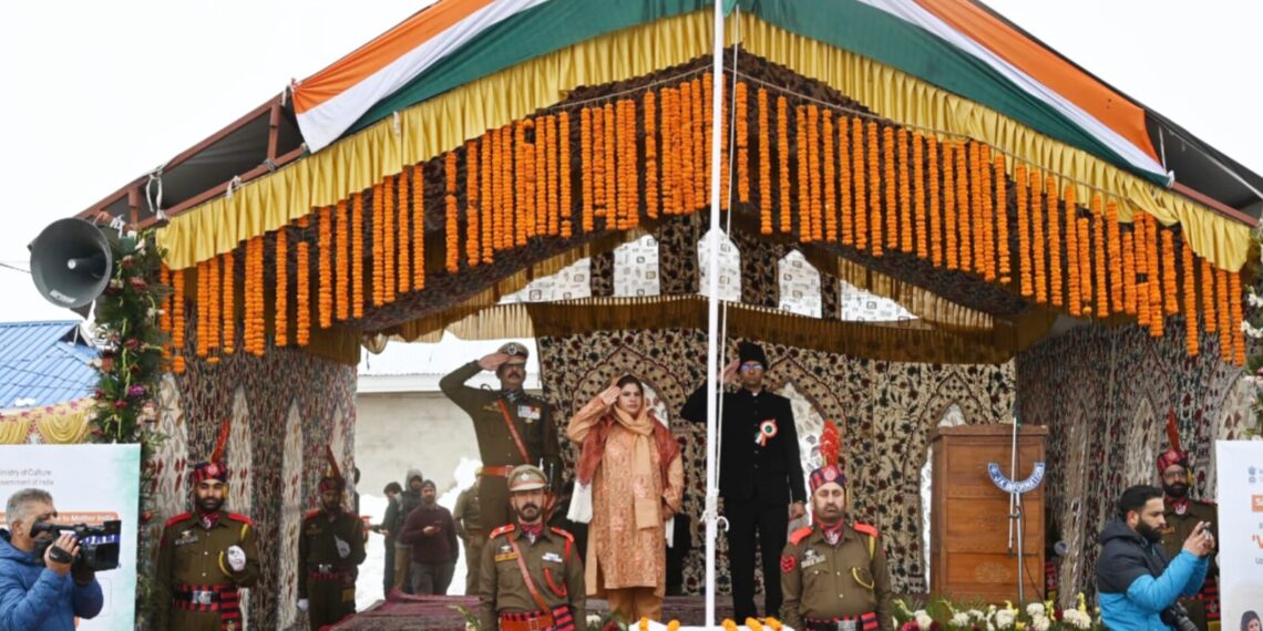 77th Republic Day celebrated at Shopian with enthusiasm and zeal