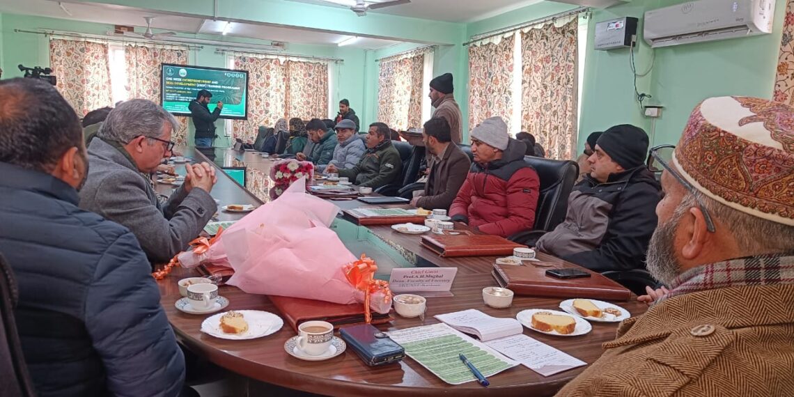SKUAST-Kashmir Launches One-Week Skill & Entrepreneurship Programme on High-Value Medicinal, Aromatic Plant Nurseries