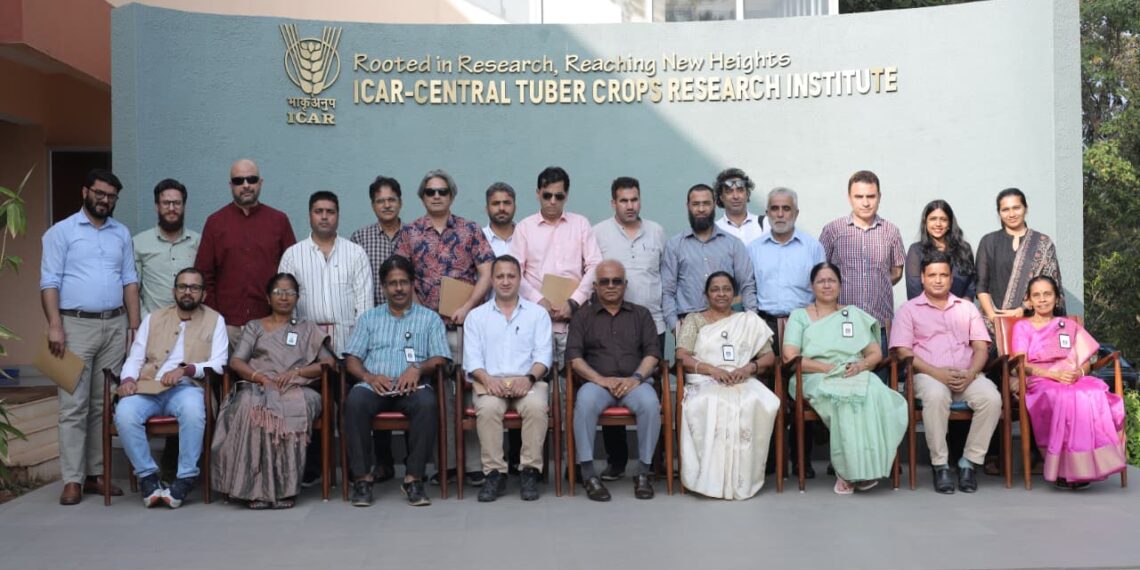 Kashmir Media Delegation Visits ICAR-CTCRI to Explore Tuber Crop Research in Kerala