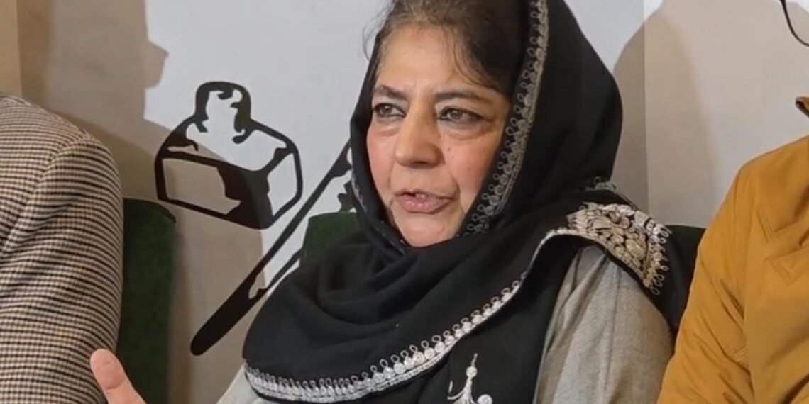 Earmark Separate Budget for Srinagar, Address Youth Unemployment: Mehbooba Mufti to CM Omar