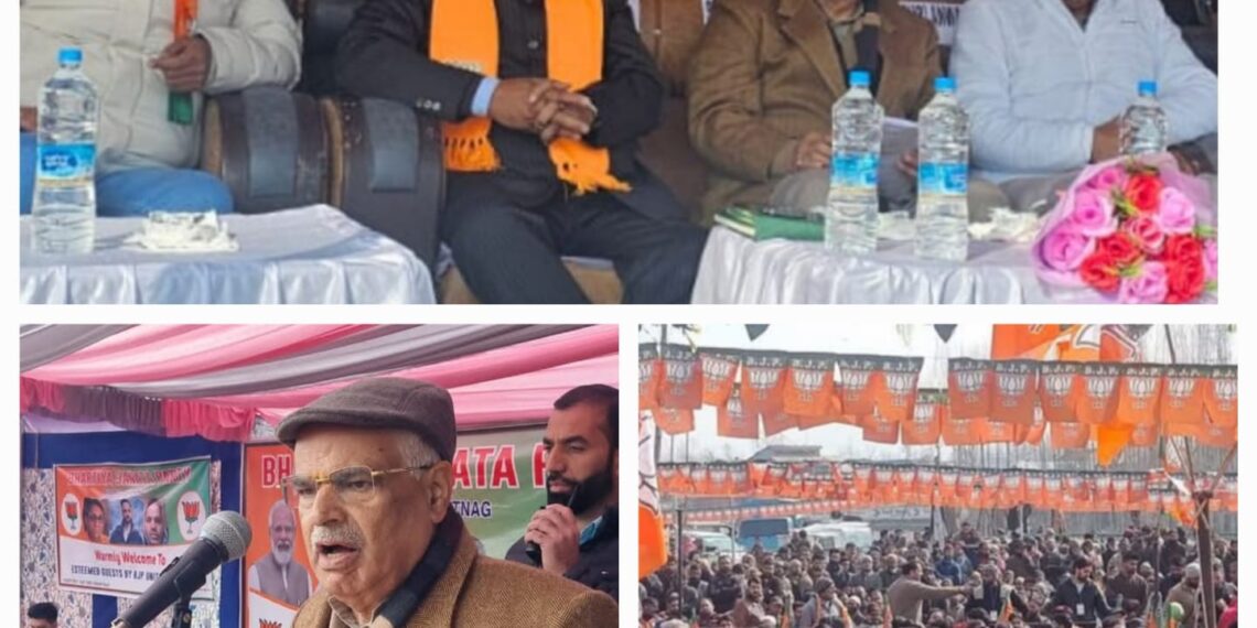 Ashok Koul Addresses Shramik Samvaad Programme in Anantnag; Slams UT Budget