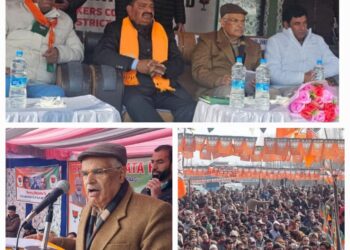 Ashok Koul Addresses Shramik Samvaad Programme in Anantnag; Slams UT Budget