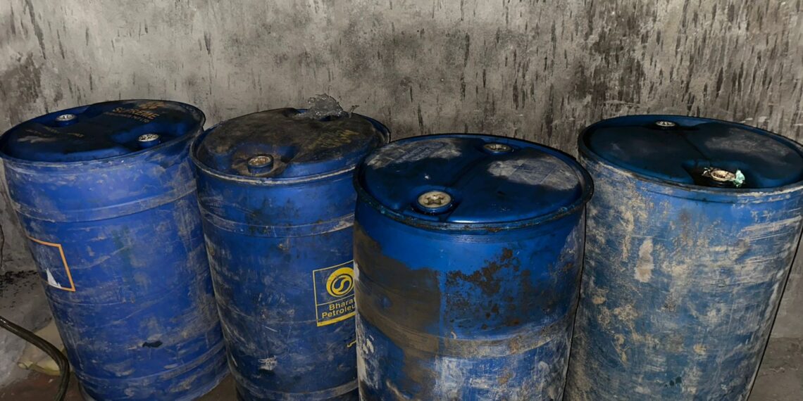 Shopian Police Crack Down on Black Marketing, Seize 700 Litres of Illegal Kerosene and Diesel