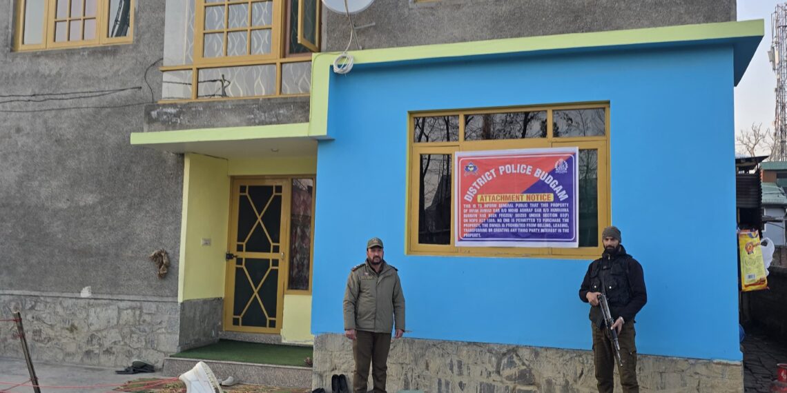 Budgam Police Tighten Noose on Drug Trade, Attach ₹50 Lakh Property Under NDPS Act