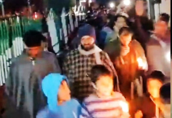 Candlelight March in Goom Ahmadpora to Condemn Killing of Shia Community in Islamabad, Pakistan