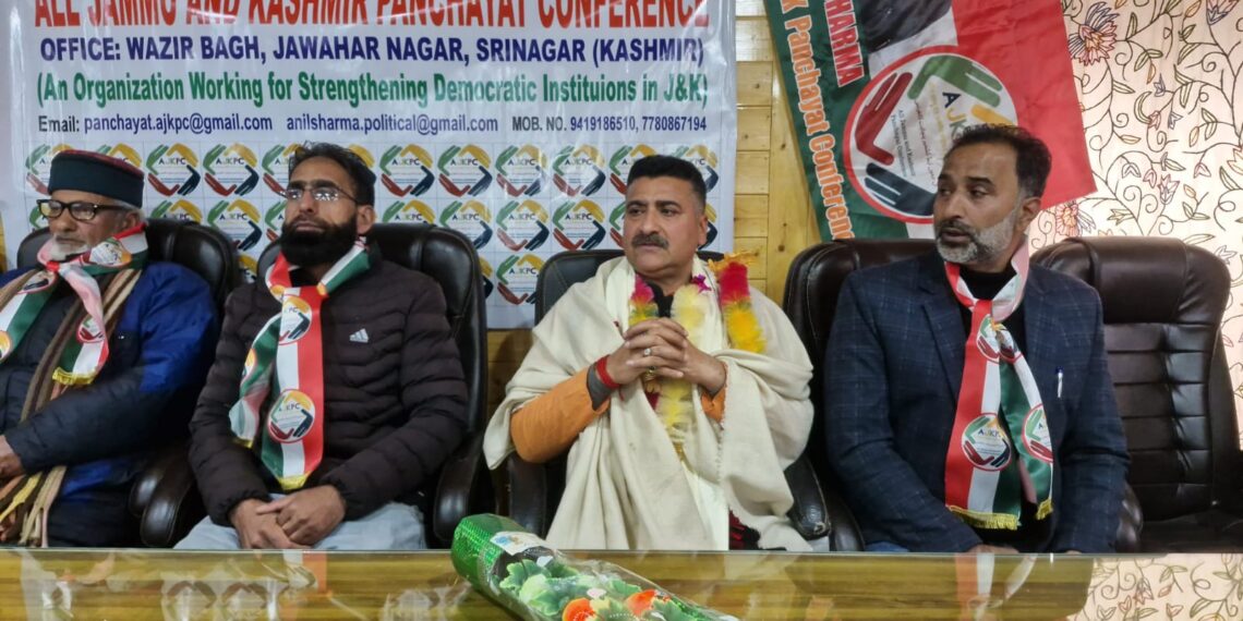 JK Panchayat Conference Holds Key Meeting in Bandipora, Raises Grassroots Issues