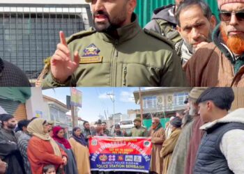 Kulgam Police Organizes Anti-Drugs Rally, Awareness Program In Behibagh, Kulgam