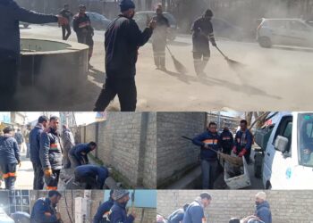 MC Pattan Conducts Mega Cleanliness Drive in Main Market