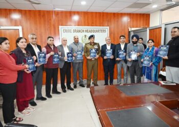 IGP Crime Sujit Kumar Rolls Out Maiden J&K Fingerprint Bureau Magazine to Strengthen Scientific Investigations