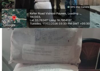 War Against Drugs continues; J&K Police In Shopian Recovered Charas & Cannavis in Keller Shopian, Accused Arrested