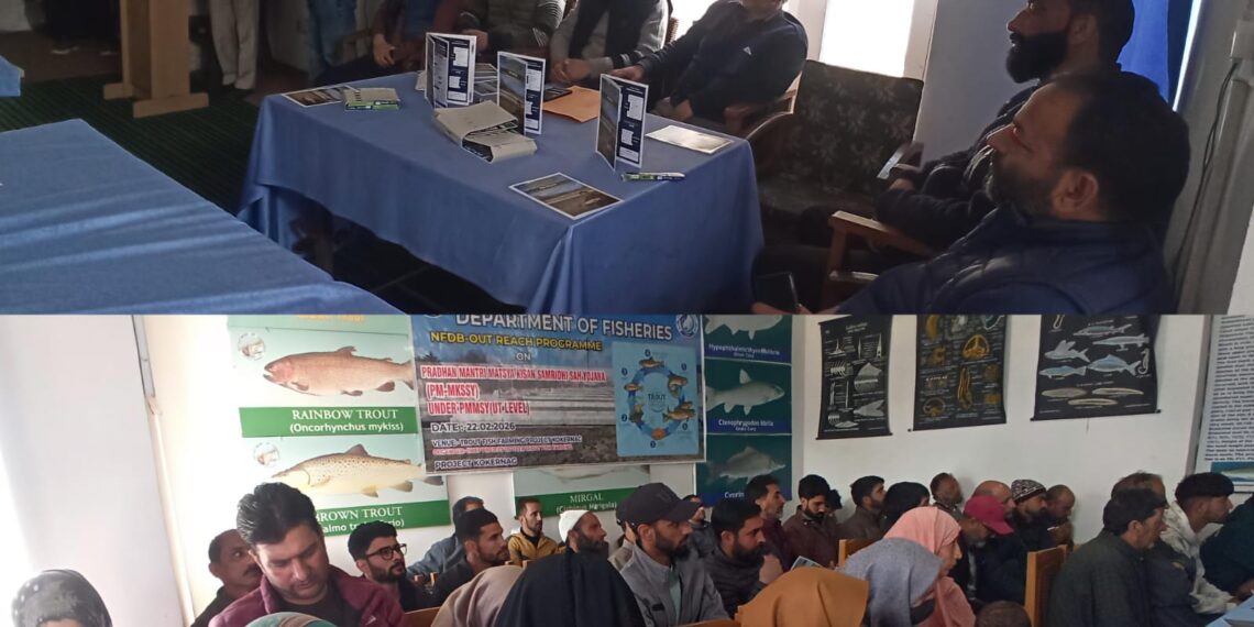 Awareness Camp on PM-MKSSY Held at Asia’s Largest Fish Farm in Kokernag to Boost Fisheries Sector